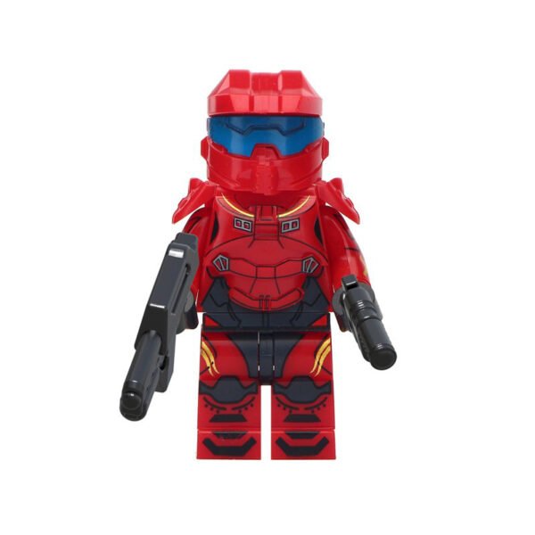 Video Game Minifigure Halo | Master Chief (Red)