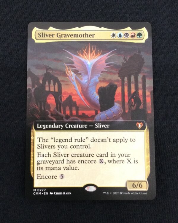 Sliver Gravemother (Extended Art) - MTG Proxy Commander Masters