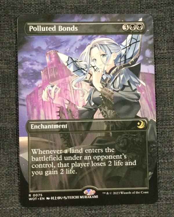 Polluted Bonds (Anime Borderless) - MTG Proxy Wilds of Eldraine: Enchanting Tales