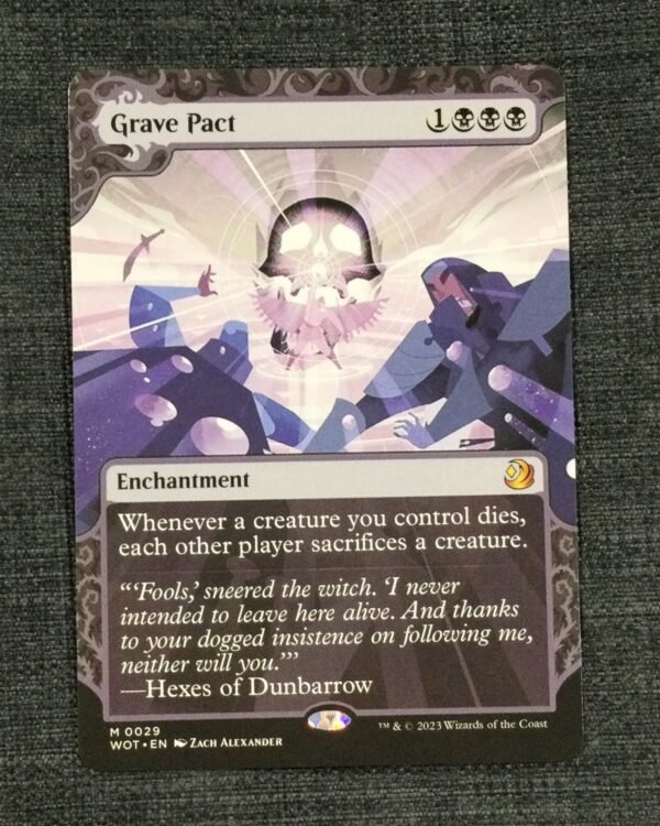 Grave Pact - MTG Proxy Wilds of Eldraine: Enchanting Tales