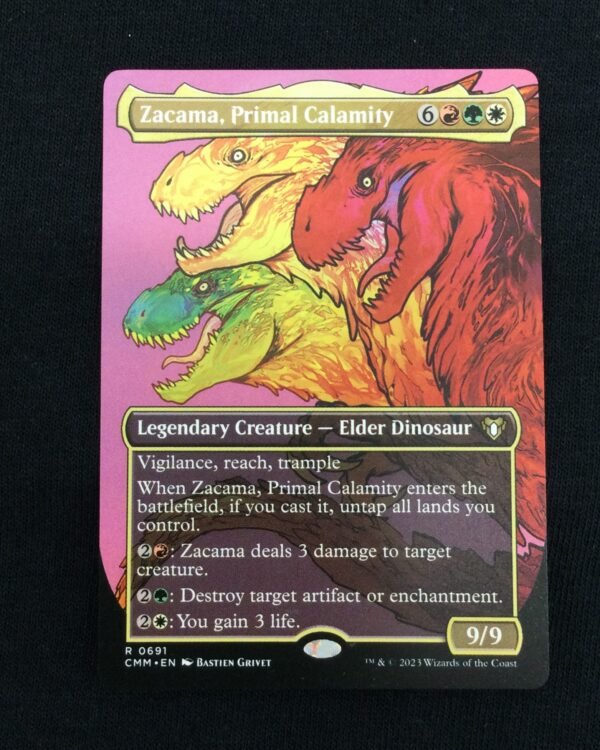 Zacama, Primal Calamity (Borderless) - MTG Proxy Commander Masters