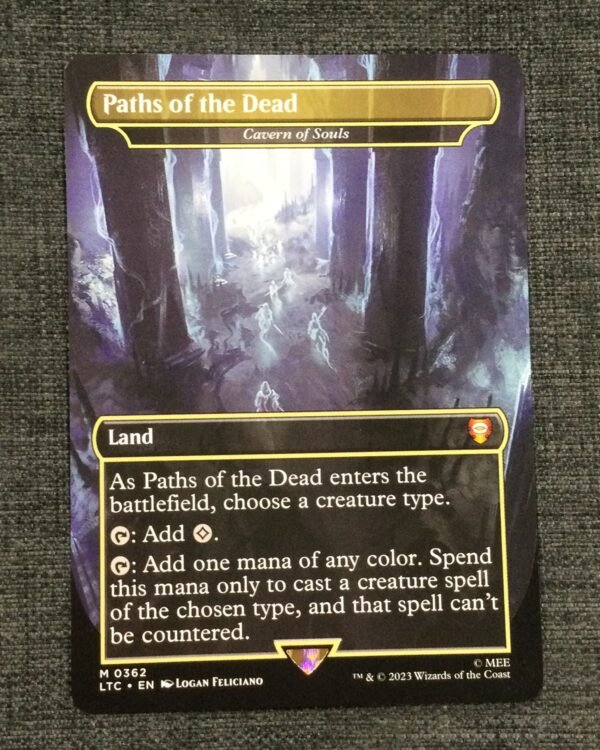 Paths of the Dead - Cavern of Souls - MTG Proxy Commander: The Lord of the Rings: Tales of Middle-earth