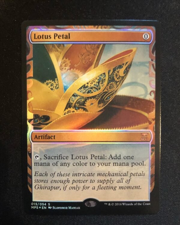 Lotus Petal (FOIL) - MTG Proxy Kaladesh Masterpiece