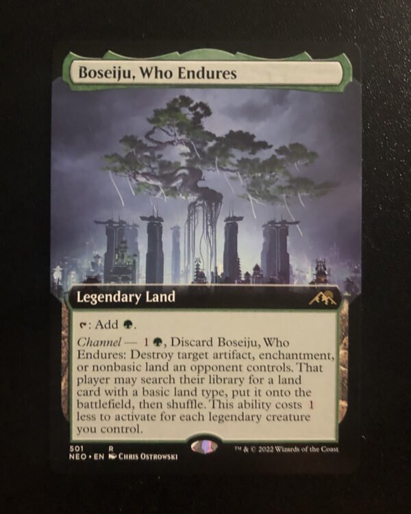 Boseiju, Who Endures (Extended Art) - MTG Proxy Neon Dynasty