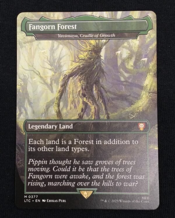 Fangorn Forest - Yavimaya, Cradle of Growth - MTG Proxy Commander: The Lord of the Rings: Tales of Middle-earth