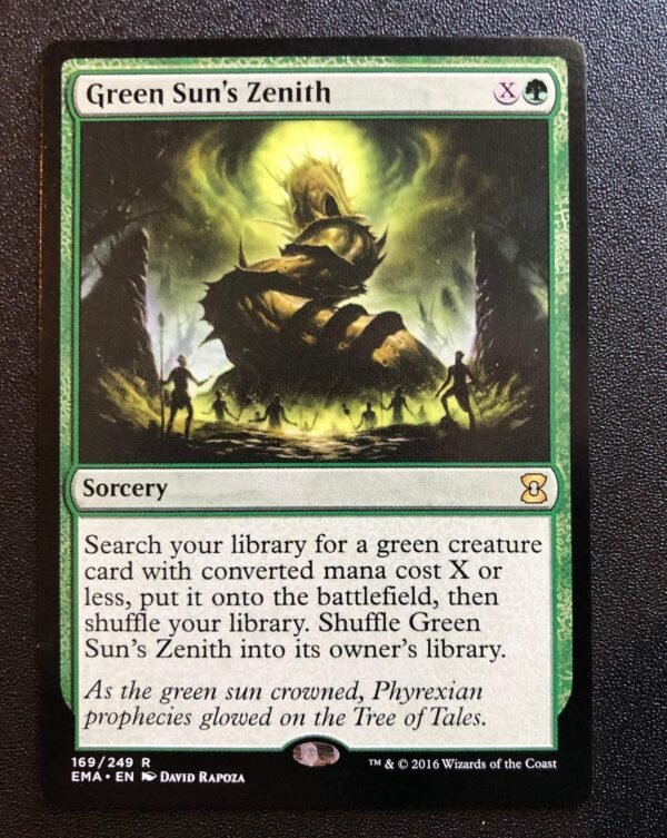 Green Sun's Zenith - MTG Proxy Eternal Masters / Mirroden