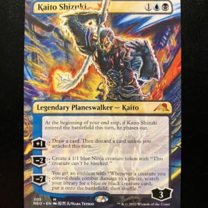 Kaito Shizuki (Borderless) - MtG Neon Dynasty