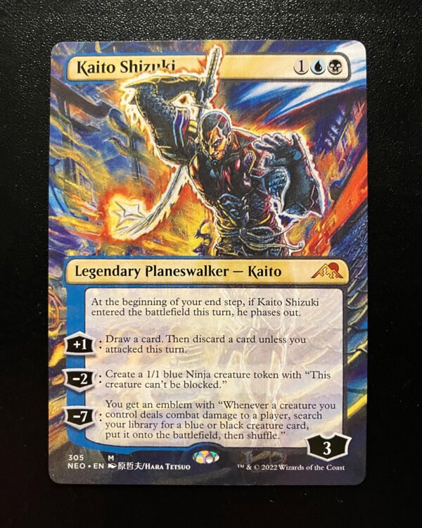 Kaito Shizuki (Borderless) - MtG Neon Dynasty