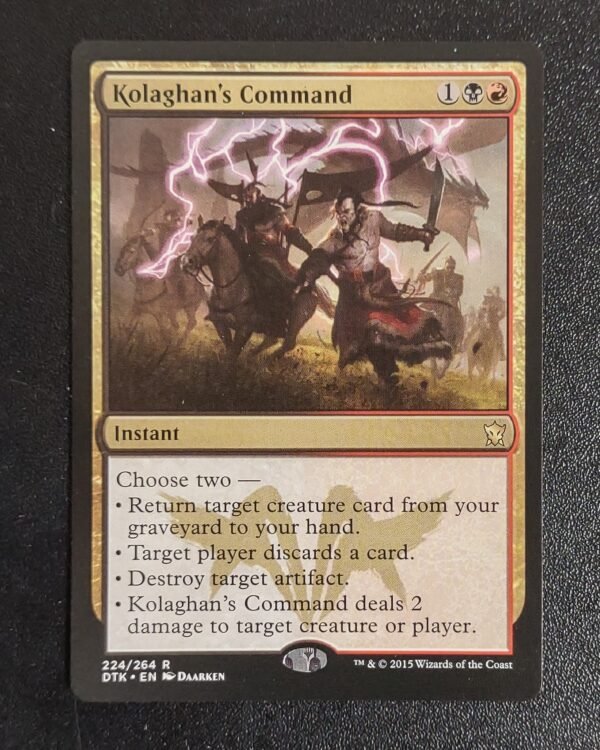 Kolaghan's Command - MtG Proxy Dragons of Tarkir