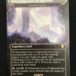 Glittering Caves of Aglarond - Gemstone Caverns - MTG Proxy Commander: The Lord of the Rings: Tales of Middle-earth