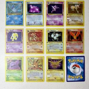 Fossil Set of 11 Holographic Pokemon Proxy Cards