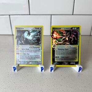Gold Star Charizard and Rayquaza Proxy Pokemon Cards