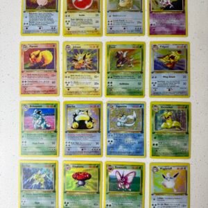 Jungle Set of 16 Holographic Pokemon Proxy Cards
