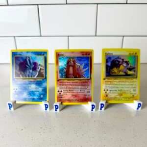 Entei Raikou Suicune Set of 3 Holographic Pokemon Proxy Cards