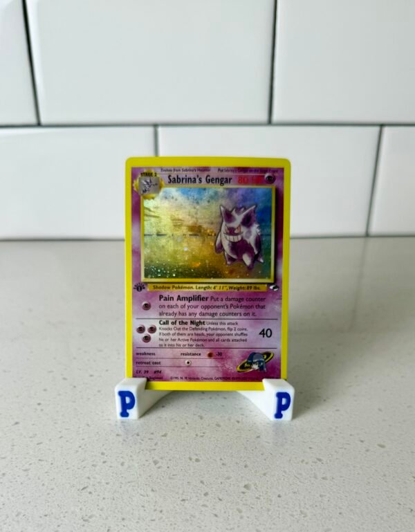 Sabrina’s Gengar Holographic Pokemon Proxy Card