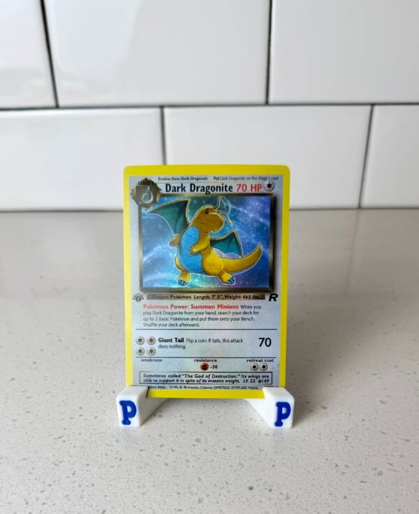 Dark Dragonite Team Rocket 1st Edition Pokemon Proxy Card