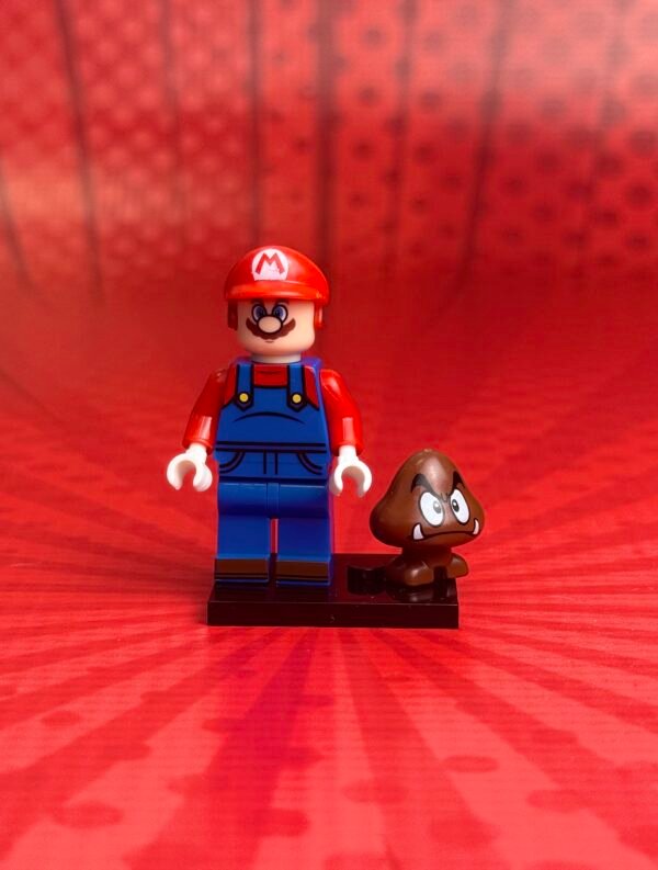 Video Game Minifigure Super Mario | Mario