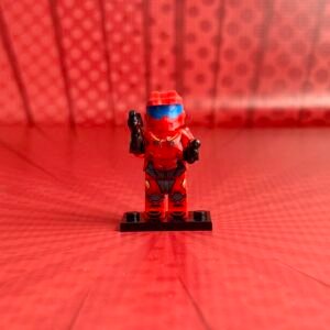 Video Game Minifigure Halo | Master Chief (Red)