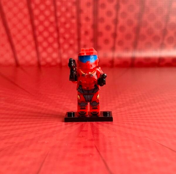 Video Game Minifigure Halo | Master Chief (Red)