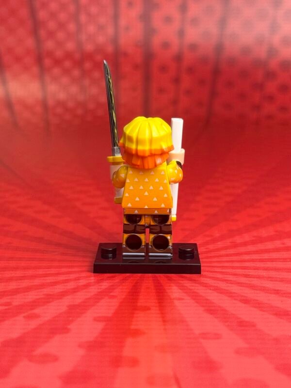 Zenitsu Agatsuma Minifigure | Demon Slayer Minifigure Kimetsu no Yaiba - Image 3