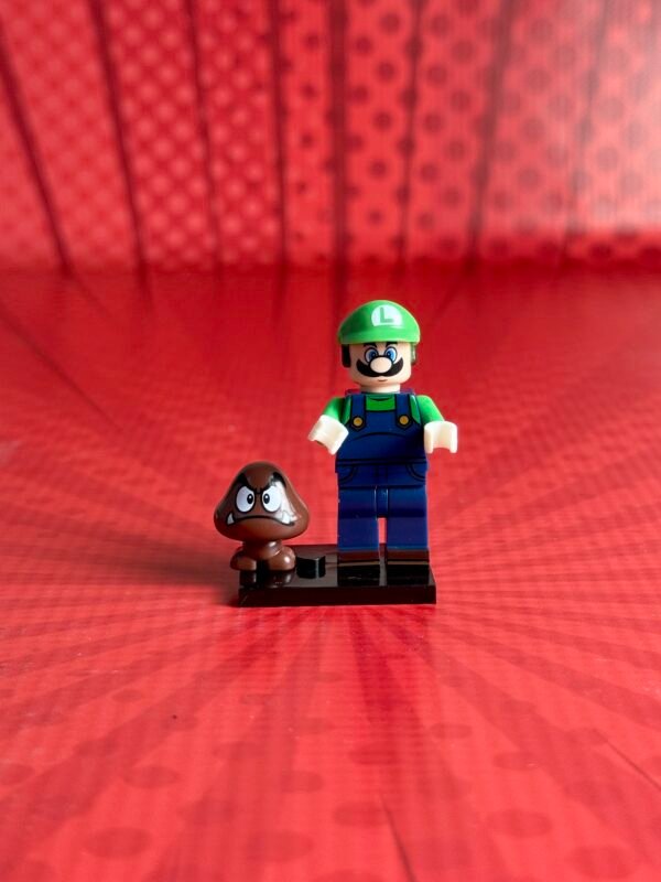 Video Game Minifigure Super Mario | Luigi